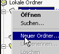 Neuen Ordner erstellen