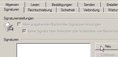 Reiter Signaturen