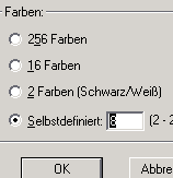 Farben reduzieren