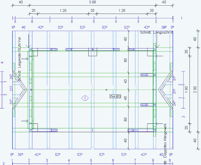 Zuerst muss ein Plan erstellt werden, der Grundriss